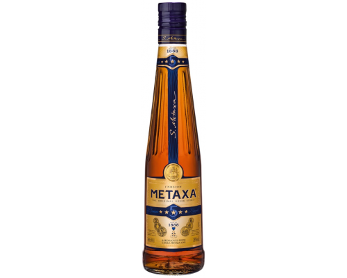 Напиток спиртной METAXA 5 лет, 38%, 0.5л, Греция, 0.5 L