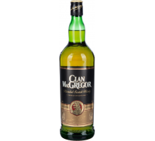 Виски CLAN MACGREGOR Шотландский купажированный, 40%, 1л, Великобритания, 1 L