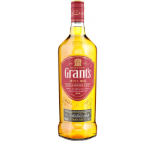 Виски GRANT'S Triple Wood Шотландский купажированный 3 года, 40%, 1л, Великобритания, 1 L