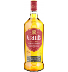 Виски GRANT'S Triple Wood Шотландский купажированный 3 года, 40%, 1л, Великобритания, 1 L