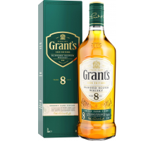 Виски GRANT'S Sherry cask Шотландский купажированный 8 лет 40%, п/у, 0.7л, Великобритания, 0.7 L