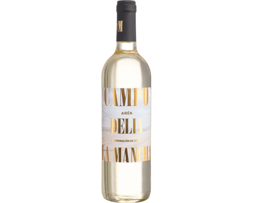 Вино CAMPO DELIA LA MANCHA Айрен белое сухое, 0.75л, Испания, 0.75 L