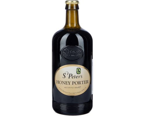 Пиво темное ST PETER'S Honey porter фильтрованное пастеризованное 4,5%, 0.5л, Великобритания, 0.5 L