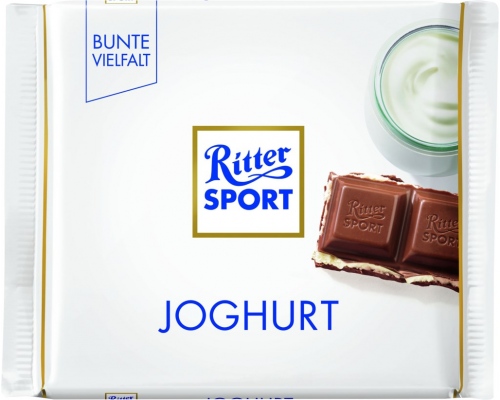 Шоколад молочный RITTER SPORT Йогурт, 100г, Германия, 100 г