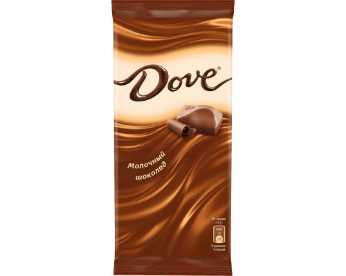 Шоколад DOVE Молочный, 90г, Россия, 90 г