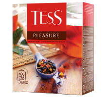 Чай черный TESS Pleasure с добавками, 100пак, Россия, 100 пак