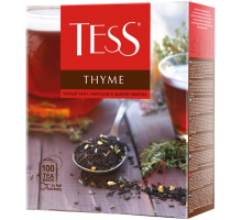 Чай черный TESS Thyme с чабрецом и цедрой лимона, 100пак, Россия, 100 пак