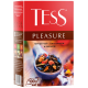 Чай черный TESS Pleasure с добавками листовой, 100г, Россия, 100 г