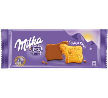 Печенье MILKA Choco Cow глазированное молочным шоколадом, 200г, Польша, 200 г