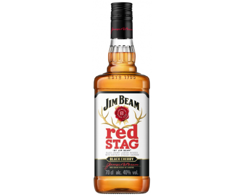 Напиток спиртной JIM BEAM Red Stag Black 32,5–40%, 0.7л, США, 0.7 L