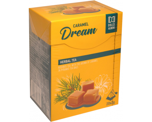 Напиток чайный DOLCE ALBERO Caramel Dream, 20пир, Шри-Ланка, 20 пир