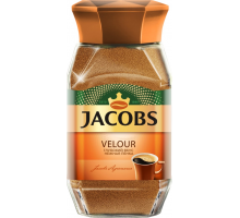 Кофе растворимый JACOBS Velour натуральный порошкообразный, ст/б, 95г, Россия, 95 г