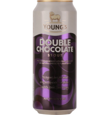 Напиток пивной темный YOUNGS Double Chocolate stout фильтрованный пастеризованный, 5,2%, ж/б, 0.44л, Великобритания, 0.44 L