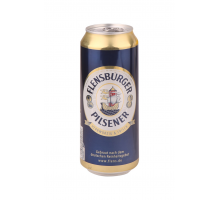 Пиво светлое FLENSBURGER Pilsener фильтрованное пастеризованное, 4,8%, ж/б, 0.5л, Германия, 0.5 L