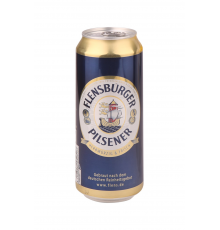 Пиво светлое FLENSBURGER Pilsener фильтрованное пастеризованное, 4,8%, ж/б, 0.5л, Германия, 0.5 L