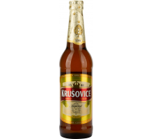 Пиво светлое KRUSOVICE Imperial фильтрованное пастеризованное, 5%, 0.5л, Чехия, 0.5 L