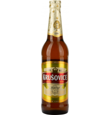 Пиво светлое KRUSOVICE Imperial фильтрованное пастеризованное, 5%, 0.5л, Чехия, 0.5 L