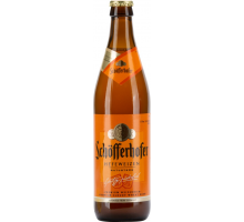 Пиво светлое SCHOFFERHOFER Hefeweizen пшеничное нефильтрованное пастеризованное неосветленное, 5%, 0.5л, Германия, 0.5 L