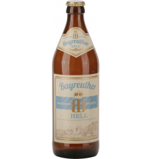 Пиво светлое BAYREUTHER HELL фильтрованное, 4,9%, 0.5л, Германия, 0.5 L