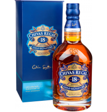 Виски CHIVAS Шотландский купажированный 18 лет 40%, п/у, 0.7л, Великобритания, 0.7 L