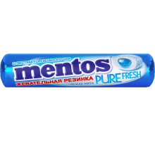 Жевательная резинка MENTOS Pure fresh со вкусом мяты, 15,5г, Россия, 15,5 г