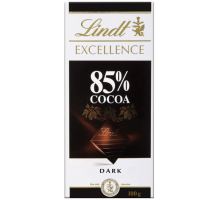 Шоколад горький LINDT Excellence 85% какао,100г, Франция, 100 г