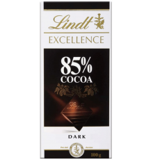 Шоколад горький LINDT Excellence 85% какао,100г, Франция, 100 г