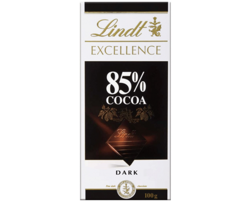 Шоколад горький LINDT Excellence 85% какао,100г, Франция, 100 г