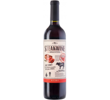 Вино STEAKWINE Мальбек Мендоса красное полусухое, 0.75л, Аргентина, 0.75 L