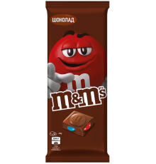 Шоколад молочный M&M'S с разноцветным драже, 125г, Россия, 125 г