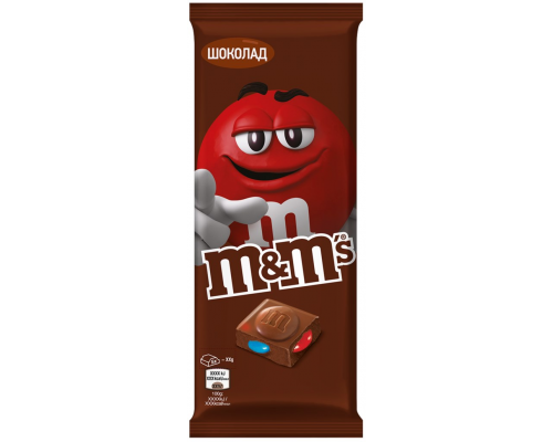 Шоколад молочный M&M'S с разноцветным драже, 125г, Россия, 125 г