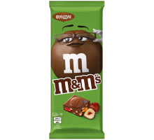 Шоколад молочный M&M'S с фундуком и разноцветным драже, 122г, Россия, 122 г