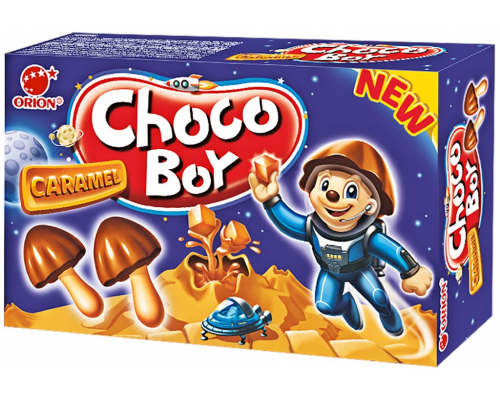 Печенье ORION Choco Boy с карамелью, 45г, Россия, 45 г