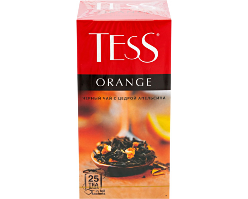 Чай черный TESS Orange байховый, 25пак, Россия, 25 пак