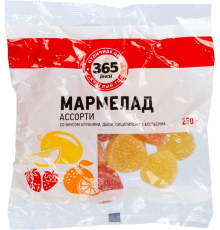 Мармелад 365 ДНЕЙ Ассорти, 250г, Россия, 250 г