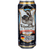 Пиво темное WOLPERTINGER Dunkles hefeweissbier нефильтрованное пастеризованное неосветленное, 5,4%, 0.5л, Германия, 0.5 L