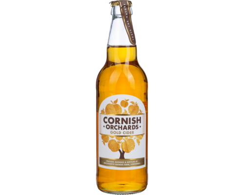 Сидр CORNISH Orchards Gold cider яблочный, 5%, 0.5л, Великобритания, 0.5 L