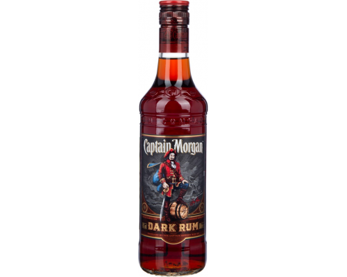 Ром CAPTAIN MORGAN Dark невыдержанный, 40%, 0.5л, Великобритания, 0.5 L