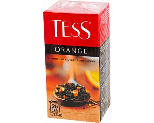 Чай черный TESS Orange байховый, 25пак, Россия, 25 пак