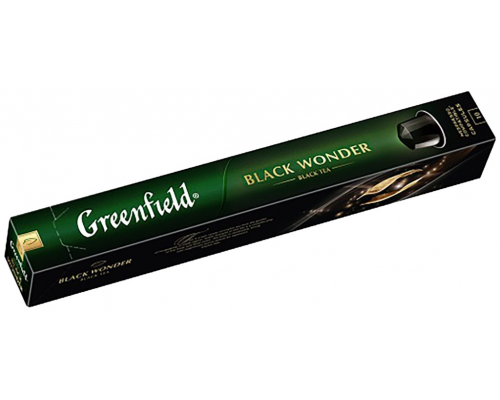 Чай черный в капсулах GREENFIELD Black Wonder, 10кап, Россия, 10 кап