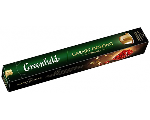 Чай зеленый в капсулах GREENFIELD Garnet Oolong, 10кап, Россия, 10 кап