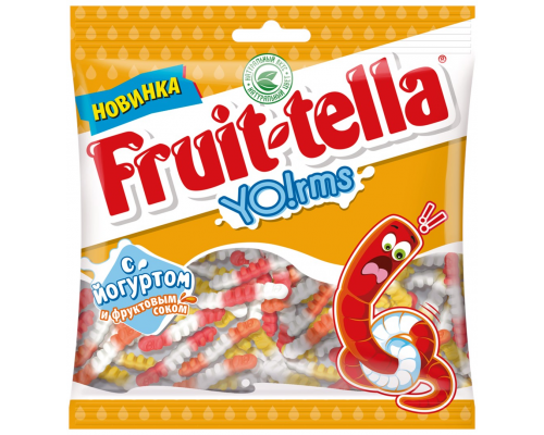 Мармелад жевательный FRUIT-TELLA Йормс, 138г, Россия, 138 г