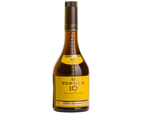 Бренди TORRES Gran Reserva 10, 38%, п/у, 0.7л, Испания, 0.7 L