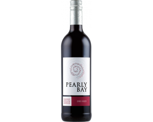 Вино PEARLY BAY Перли Бей Драй Ред столовое красное сухое, 0.75л, ЮАР, 0.75 L