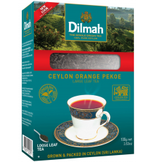 Чай черный DILMAH Цейлонский листовой, 100г, Шри-Ланка, 100 г