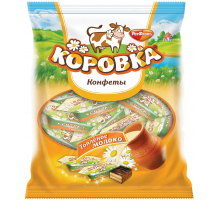 Конфеты РОТ ФРОНТ Коровка топленое молоко, 250г, Россия, 250 г