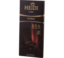 Шоколад темный HEIDI Dark Экстрем 85%, 80г, Румыния, 80 г