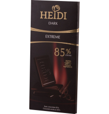 Шоколад темный HEIDI Dark Экстрем 85%, 80г, Румыния, 80 г