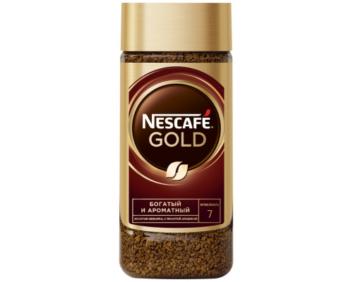 Кофе растворимый с добавлением молотого NESCAFE Gold натуральный сублимированный, ст/б, 95г, Россия, 95 г