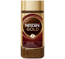 Кофе растворимый с добавлением молотого NESCAFE Gold натуральный сублимированный, ст/б, 190г, Россия, 190 г